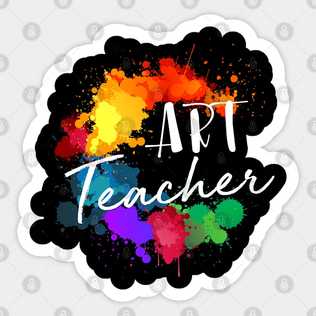 Art Teacher Sticker by stayilbee